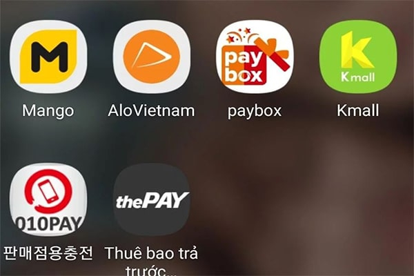 4 ứng dụng nạp tiền điện thoại và thẻ gọi về Việt Nam ở Hàn Quốc - Công ty cổ phần phát triển giáo dục quốc tế Bình Minh